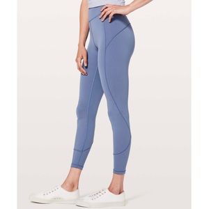 Lululemon In Movement 7/8 Tight *Everlux 25" - Brilliant Blue